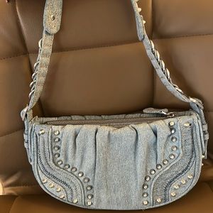 Zara denim bag with studs